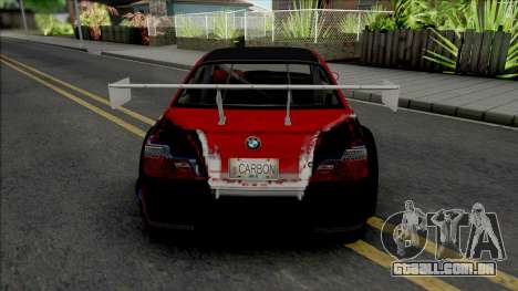 BMW M3 GTR Stacked Deck (NFS Carbon) para GTA San Andreas
