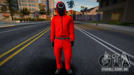 Male Random Guard N1 Squid Game para GTA San Andreas