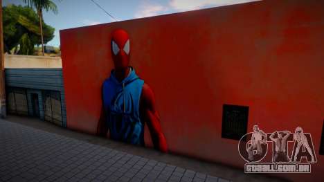 Scarlet SpiderMan Wall para GTA San Andreas