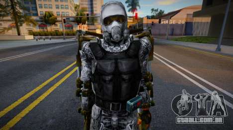 Membro do grupo X7 em um exoesqueleto leve para GTA San Andreas