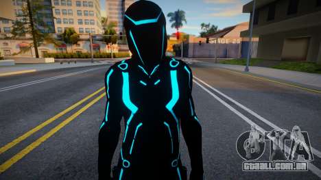 Tron Legacy Player - Blue para GTA San Andreas