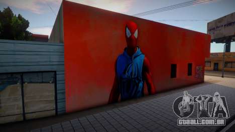 Scarlet SpiderMan Wall para GTA San Andreas