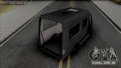 Mercedes-Benz Sprinter Burglar Van without Parts para GTA San Andreas