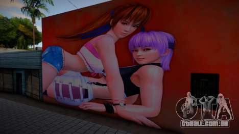 Hot Kasumi and Ayane Mural para GTA San Andreas