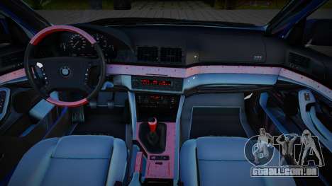 BMW E39 530D Light Tuning para GTA San Andreas