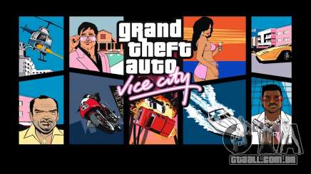 Tela de inicialização HD original para GTA Vice City