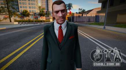 Niko Bellic Bankjob Suit para GTA San Andreas