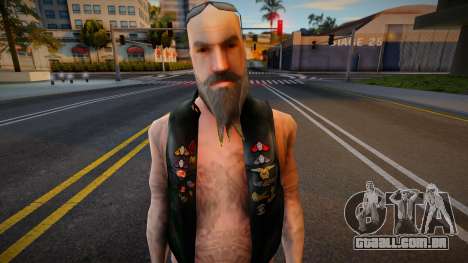 Outlaw Motorcycle Club Skin 4 para GTA San Andreas