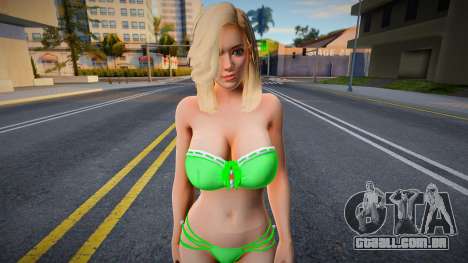 Helena Douglas green bikini para GTA San Andreas