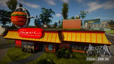 Iranian Burger Shot para GTA San Andreas