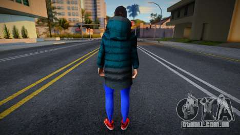 New Girl (Winter) para GTA San Andreas