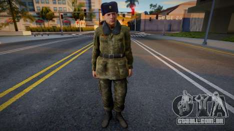 Atiradores motorizados em uniforme de inverno para GTA San Andreas