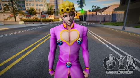 Giorno Giovanna from JJBA Diamond Records 1 para GTA San Andreas