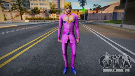 Giorno Giovanna from JJBA Diamond Records 1 para GTA San Andreas