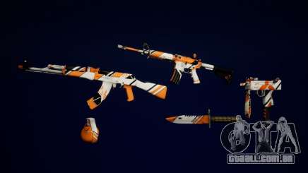 Asiimov weapons mini pack para GTA San Andreas Definitive Edition