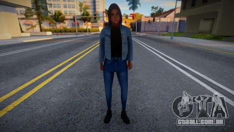 Garota bonita de jeans para GTA San Andreas