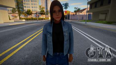 Garota bonita de jeans para GTA San Andreas