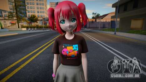 Love Live - Tshirt 15 para GTA San Andreas