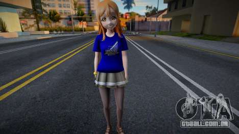 Love Live - Tshirt 19 para GTA San Andreas