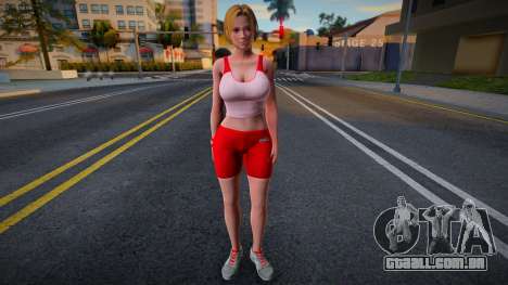 Tina Costume Training v1 para GTA San Andreas