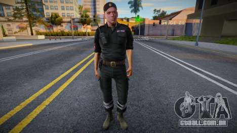 Policial de trânsito em uniforme de verão para GTA San Andreas