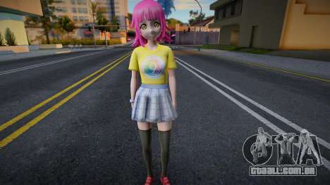 Love Live - Tshirt 141 para GTA San Andreas