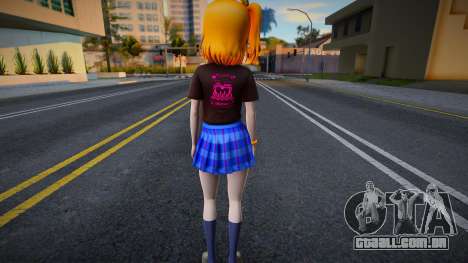 Love Live - Tshirt 76 para GTA San Andreas