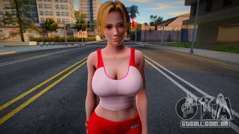 Tina Costume Training v1 para GTA San Andreas