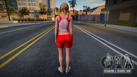 Tina Costume Training v1 para GTA San Andreas