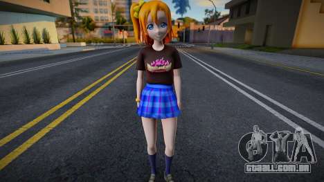 Love Live - Tshirt 76 para GTA San Andreas