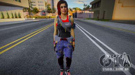 Claire Russell from CP2077 para GTA San Andreas