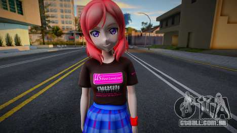 Love Live - Tshirt 94 para GTA San Andreas