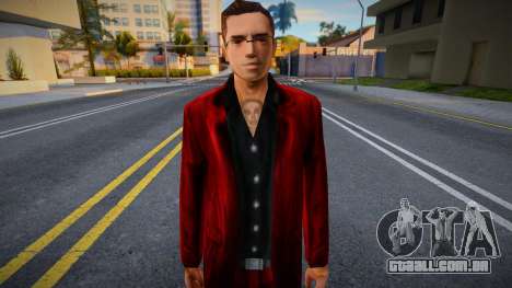 Um homem de jaqueta vermelha para GTA San Andreas