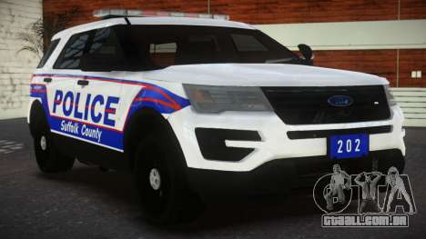 Ford Explorer Police Suffolk County (ELS) para GTA 4