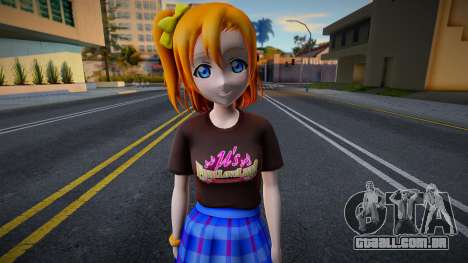 Love Live - Tshirt 76 para GTA San Andreas