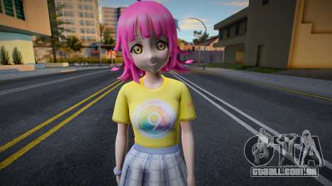 Love Live - Tshirt 141 para GTA San Andreas