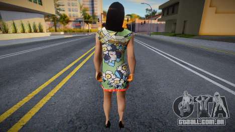 Garota de vestido para GTA San Andreas