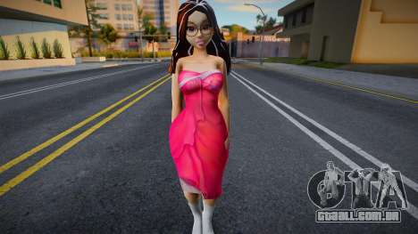 Turma da Monica - Tina in a dress para GTA San Andreas