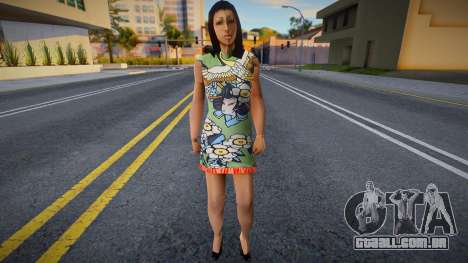 Garota de vestido para GTA San Andreas
