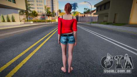 Claire Redfield Homewear v1 para GTA San Andreas