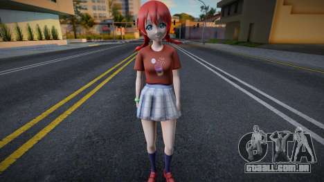 Love Live - Tshirt 31 para GTA San Andreas