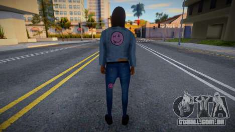 Garota bonita de jeans para GTA San Andreas