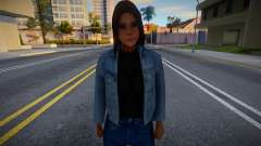 Garota bonita de jeans para GTA San Andreas