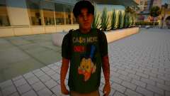O cara de camiseta chique para GTA San Andreas