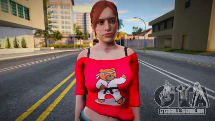 Claire Redfield Homewear v1 para GTA San Andreas
