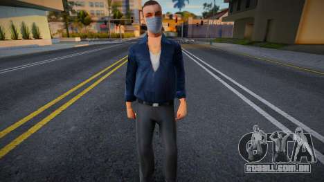 Vmaff3 em uma máscara protetora para GTA San Andreas