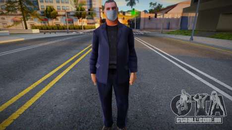 Maffa em uma máscara protetora para GTA San Andreas
