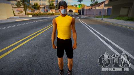 Bmymoun em uma máscara protetora para GTA San Andreas
