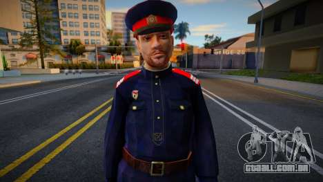 Policial soviético no uniforme do modelo de 1948 para GTA San Andreas
