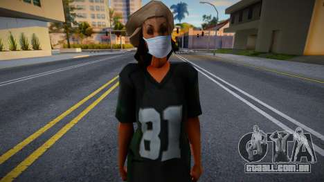 Kendl em uma máscara protetora para GTA San Andreas